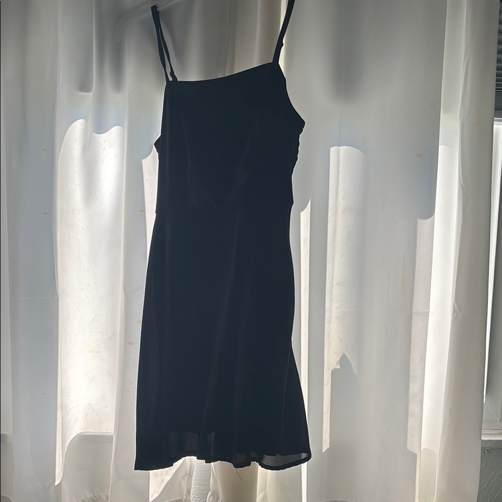 Lily Rose Black Mini Dress